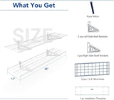 Repisas de pared para garaje - Modelo FLEXIMOUNTS