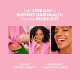 vitaminas para cabello fuerte y grueso con biotina