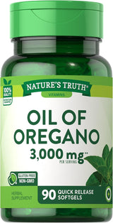 Suplemento aceite de orégano Contiene Carvacrol 3000 mg