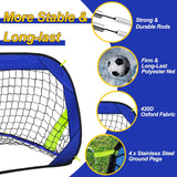Porteria de futbol desplegable, portatil para niños