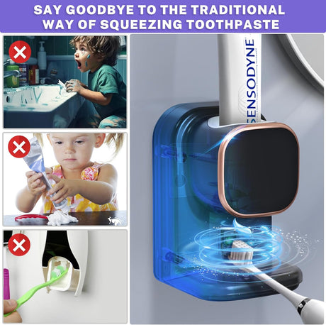 Dispensador automático de pasta de dientes eléctrico