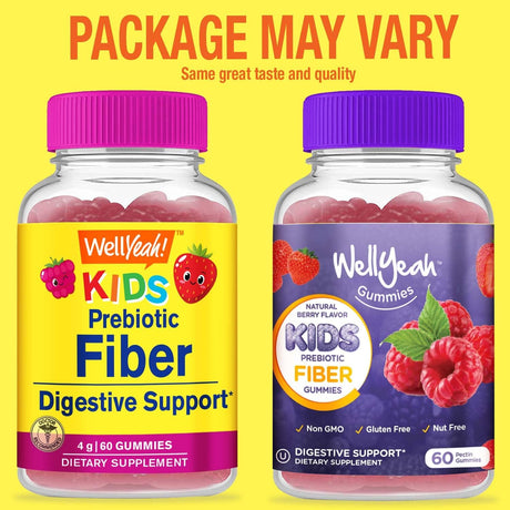 Suplementos de fibra prebiótica para niños WellYeah