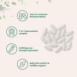 Suplemento de Glucosamina, MSM y Cúrcuma 4,000mg - 300 Tablas