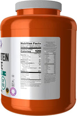 Suplemento de proteína whey isolate de NOW Foods, 25 g con BCAAs, 5 lb