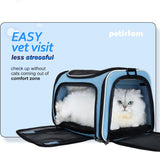Transportín para gatos y cachorros - Petisfam, Aprobado TSA