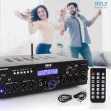 Amplificador de potencia inalámbrico PYLE-HOME PDA65BU