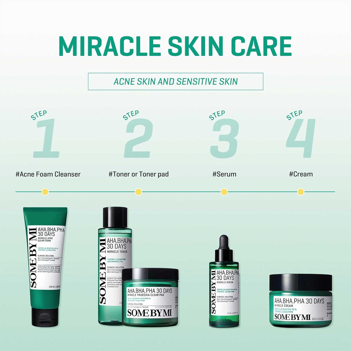 Tónico facial exfoliante suave para piel sensible