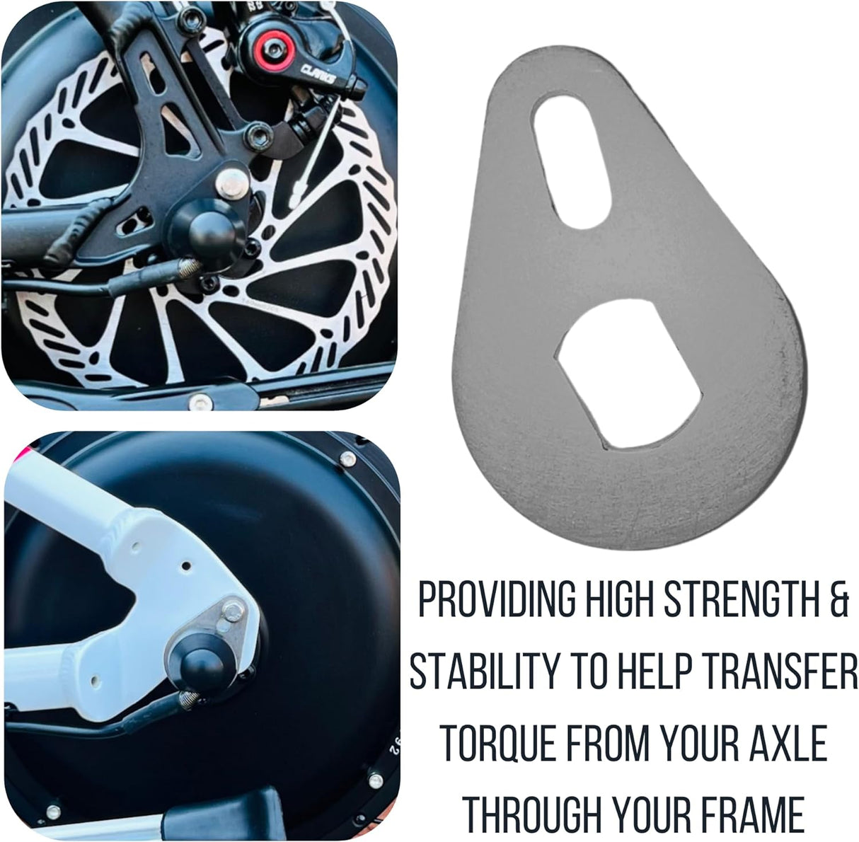 Juego de Brazo de Torque para Ebike, Acero Inoxidable, M14