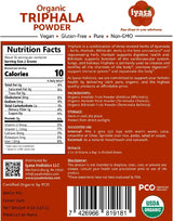 Polvo de trifala orgánico superalimento ayurveda natural