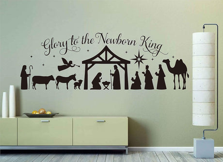 Pegatinas de Navidad Glory, Escena Natividad, Modelo LL2421