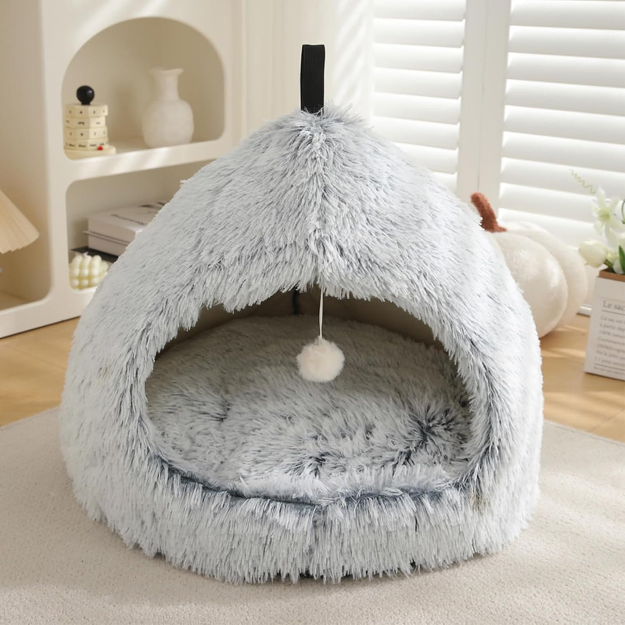 Cueva para Gatos, Marca Desconocida, Suave y Antideslizante, 18”×18”