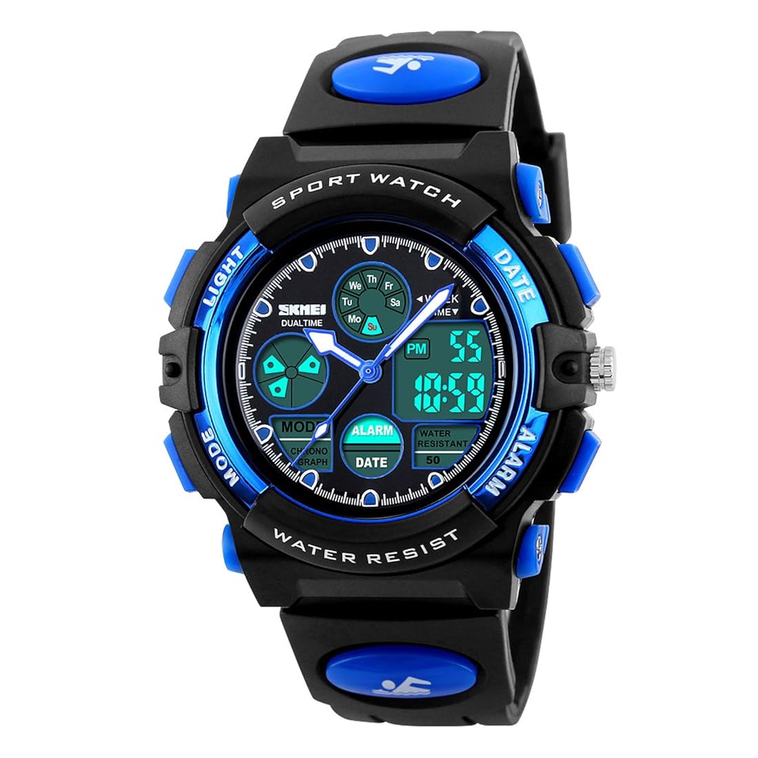 Reloj deportivo para niños impermeable para niños