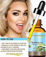 Aceite de Moringa Puro y Natural Prensado en Frío para Piel