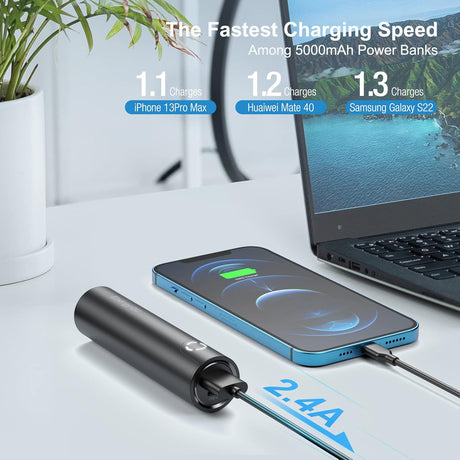Cargador portátil para celular de 5000 mAh