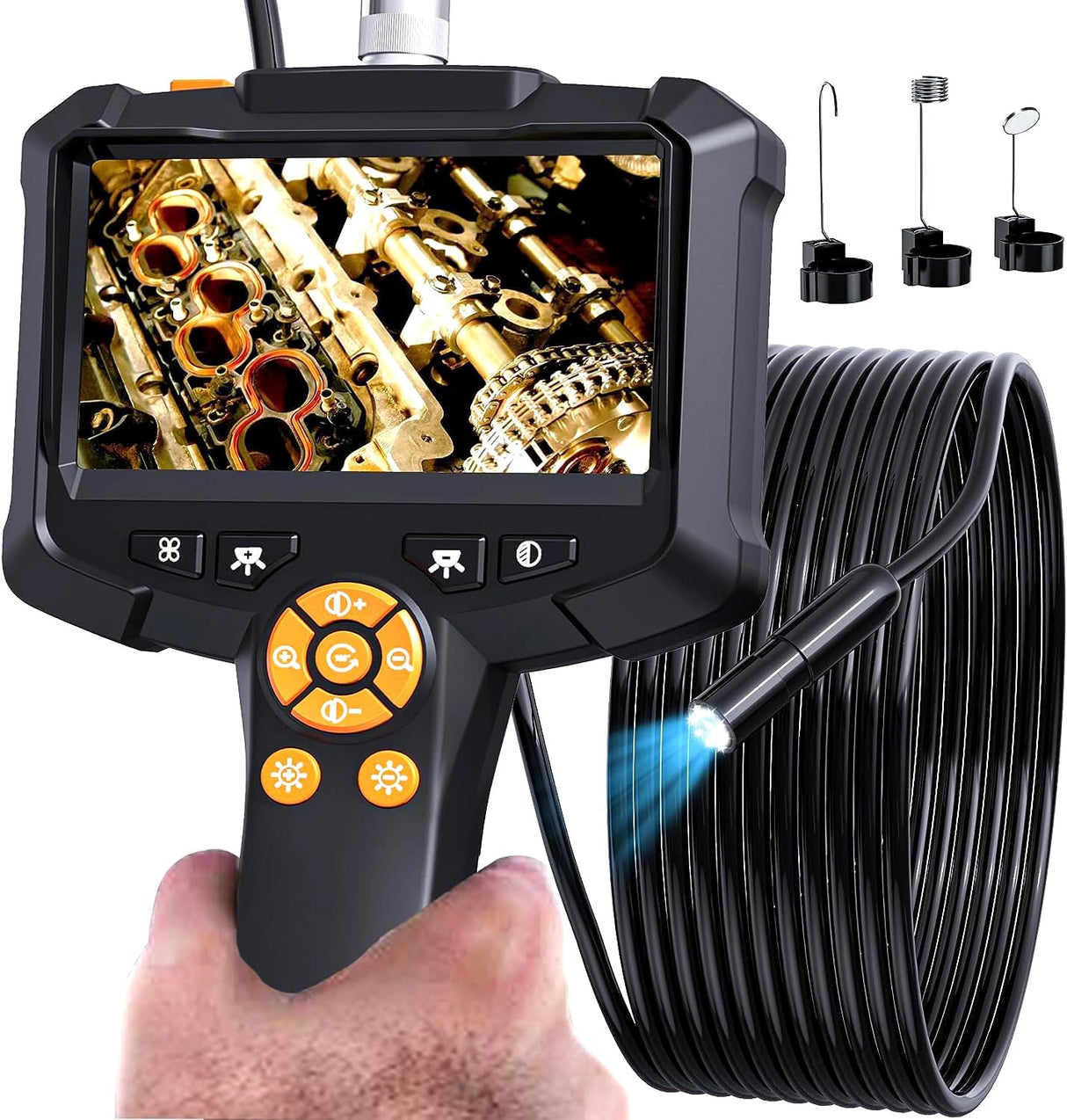 Camara endoscopio con luz LED