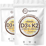 Vitamin D3 K2 200mcg 2 Pack – Salud Ósea e Inmune