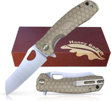 Cuchillo de bolsillo pequeño EDCplegable de acero