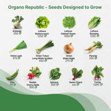 Pack de Semillas de Verduras de Invierno - 25 Variedades Non-GMO