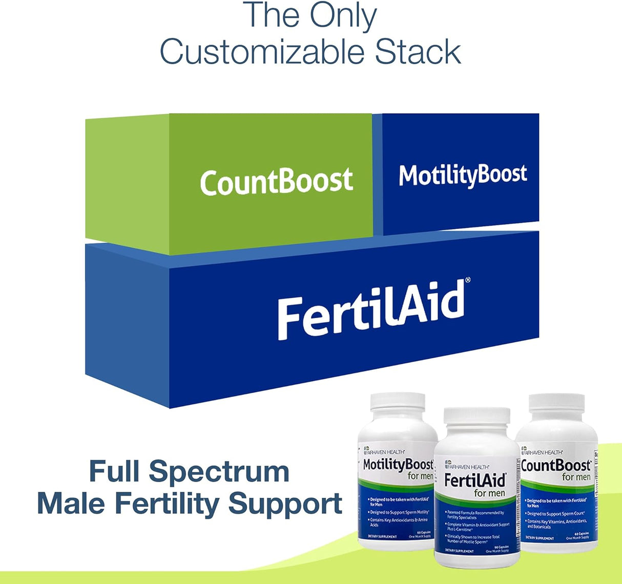 Suplemento de fertilidad masculina FertilAid antioxidantes