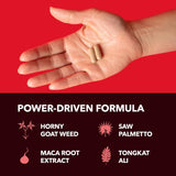 Suplemento Horny Goat Weed para él y ella  con raíz de maca