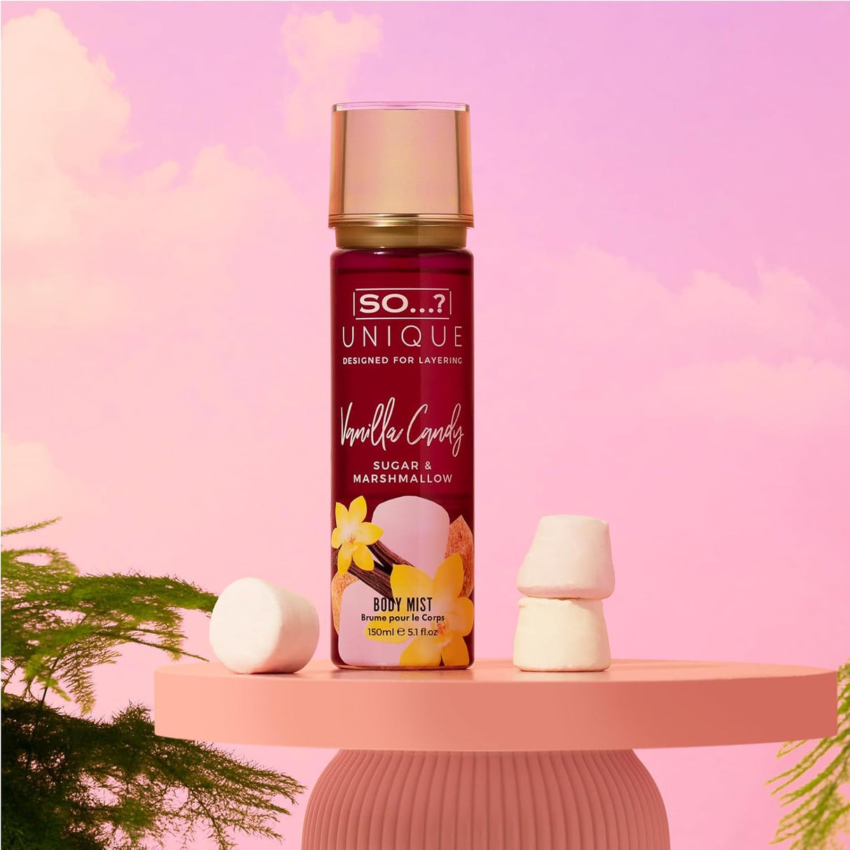 Perfume Corporal Dulce y Afrutado para Mujer - Vainilla, Durazno, Rosa