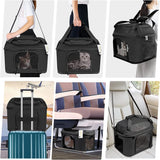 Transportín grande para 2 gatos, Oeko-TEX, aprobado TSA, modelo 20 lbs