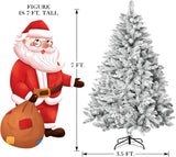 Árbol de Navidad Artificial SUNCROWN 6ft Premium con 1000 ramas