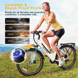 Bicicleta Eléctrica 1000W, Batería Removible, 26 Montaña