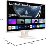 Monitor LG 27SR50F-W 27 FHD IPS, webOS 23, HDR 10, Bluetooth