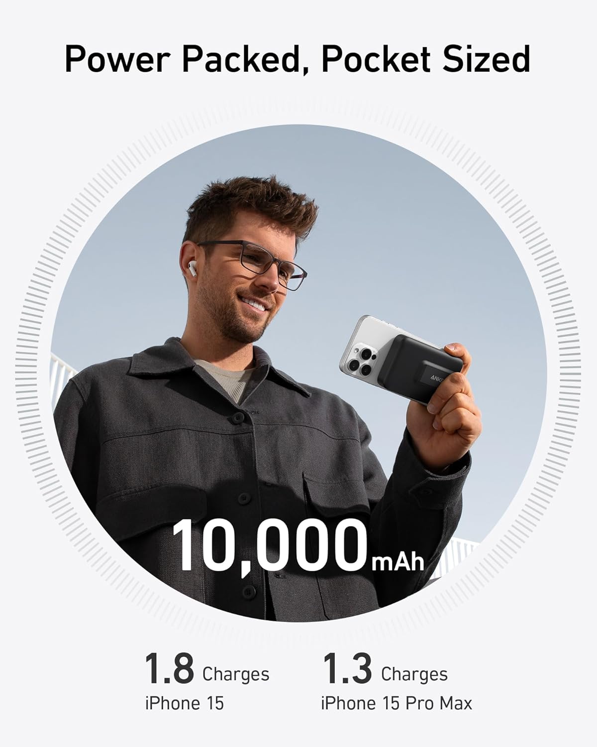 Cargador portátil ultra rápido inteligente plegable