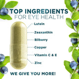 Suplementos Vitaminas para los ojos  contiene luteína 120u