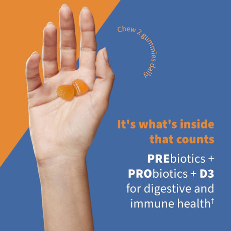 Suplementos de fibra prebiótica CFU con vitamina D3