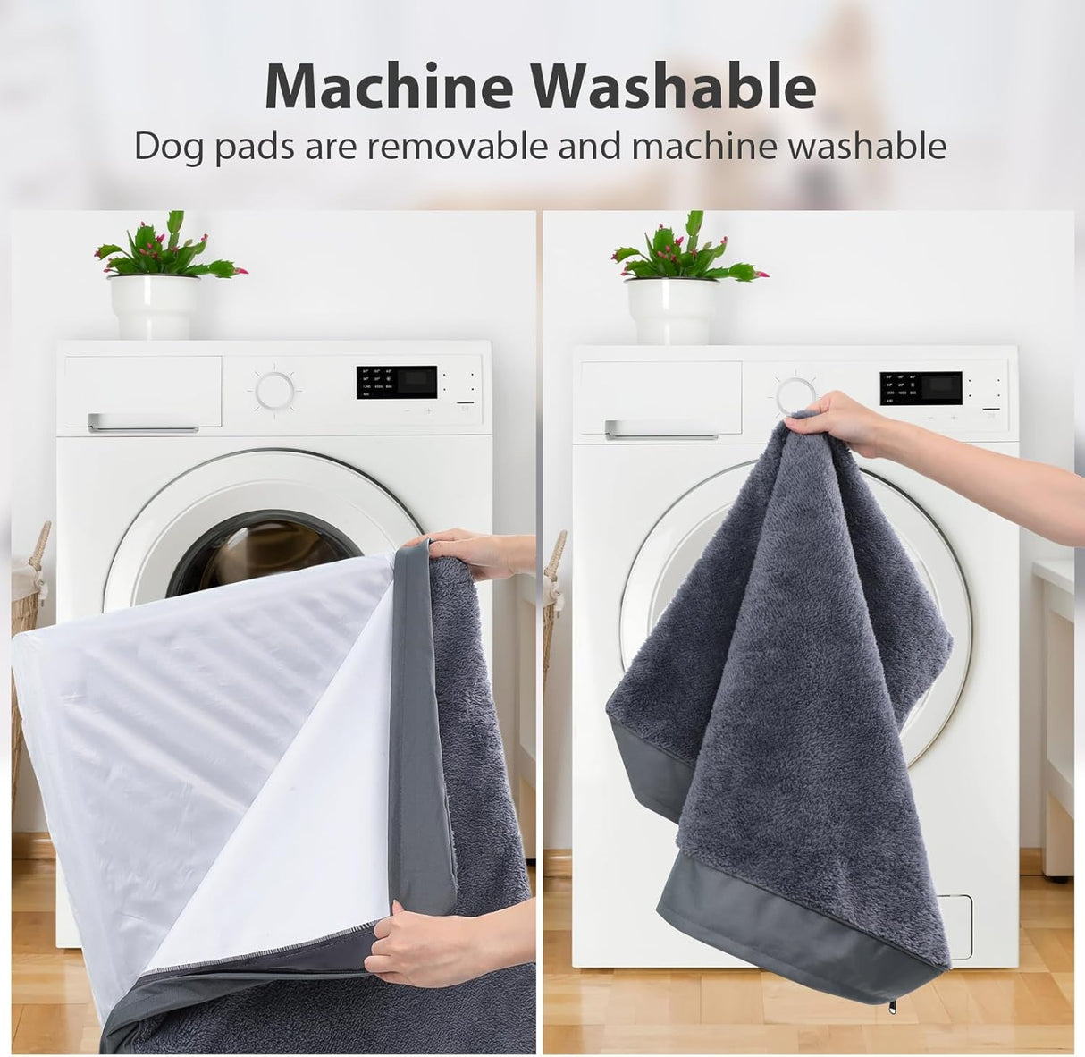 Cama ortopédica impermeable para perro MIHIKK 36x23 pulgadas