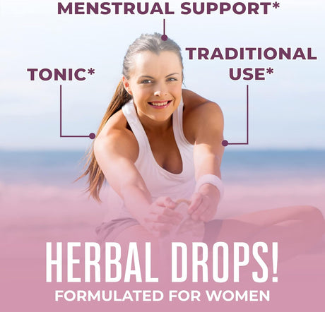Suplementos de hierbas líquidas orgánicas para mujeres