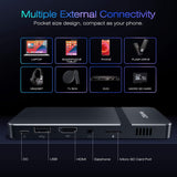 Proyector Mini AKASO DLP 1080P, WiFi, Batería, Control Remoto
