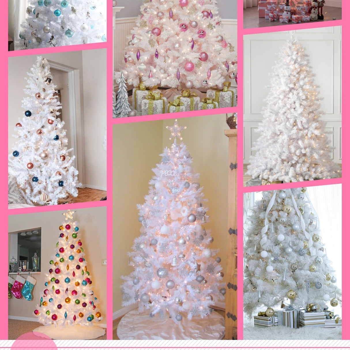 Árbol de Navidad Artificial de 6 pies con Luces LED y Control Remoto