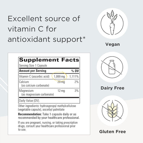 Suplementos Alimenticios de vitamina C 60 unidades