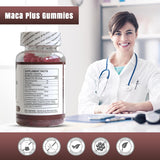 Maca Plus Gummies, 1500mg, Potenciador de glúteos, 60 unidades