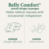 Suplemento de jengibre y limón Organic Belly Comfort 30 un