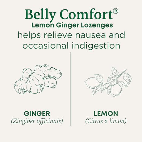 Suplemento de jengibre y limón Organic Belly Comfort 30 un