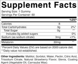Vitamatic Melatonina sin azúcar, 30 mg por gomita, 60 porciones, 60 gomitas vegetarianas, suplemento que no forma hábito