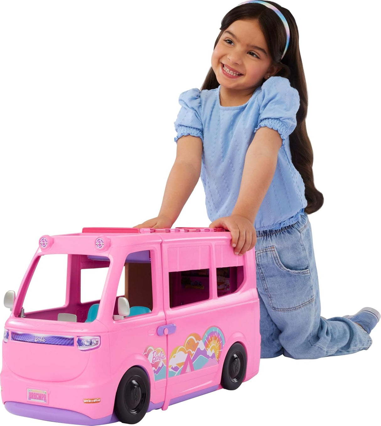 Barbie Dream Camper Set con Tienda, Accesorios y Características