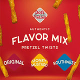 Pretzels Caseros Sazonados, Torsiones, Tamaño Snack, Pack Variado