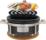 Parrilla Yakitori de Cerámica, Hecho a Mano, 14” - Grill Japonés