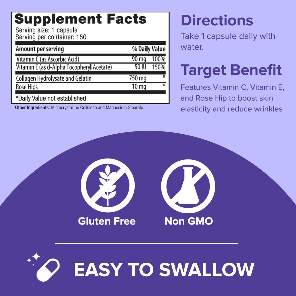 Suplementos Alimenticios Colágeno Arruga