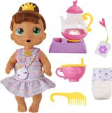 Baby Alive Bubbly Tea Party Sophia Sparkle Muñeca con Accesorios, 11 Pulgadas