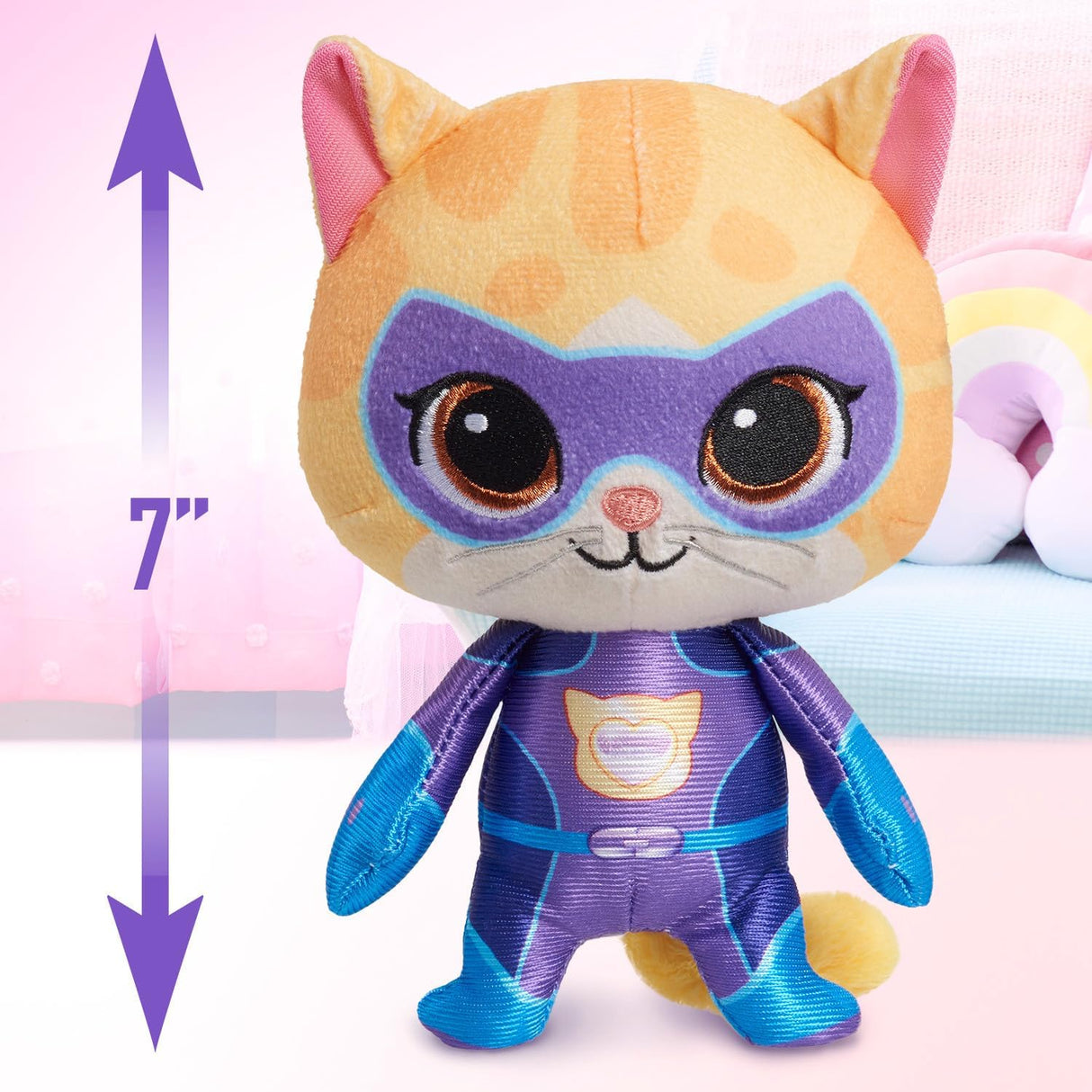 Peluche SuperKitties Sparks de Just Play, 7 pulgadas, niño 2+