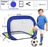 Porteria de futbol desplegable, portatil para niños