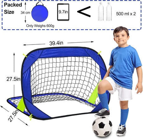 Porteria de futbol desplegable, portatil para niños