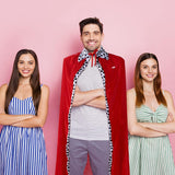 Disfraces  2 piezas de bata de tamaño King talla